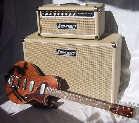 sunbeam w. custom 2x12" cab, Versoul guitar